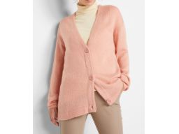 B.P.C sweter rozpinany jasny pudrowy róż r.48/50