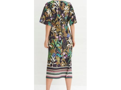 B.P.C sukienka midi z nadrukiem r.36/38