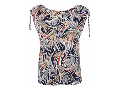 B.P.C t-shirt z nadrukiem i marszczeniem na ramionach ^48/50