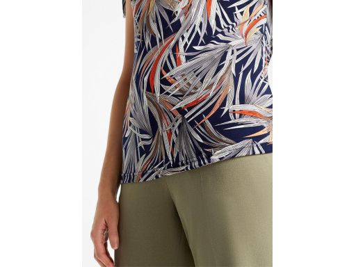 B.P.C t-shirt z nadrukiem i marszczeniem na ramionach ^48/50