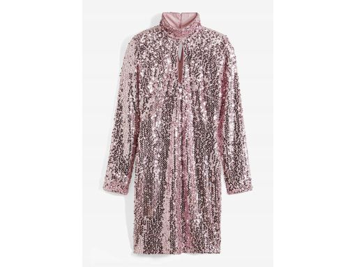 B.P.C różowa sukienka z cekinami ^40/42