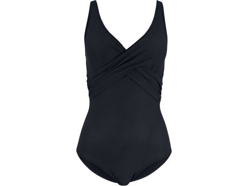 B.P.C Kostium kąpielowy modelujący czarny z marszczeniem ^44