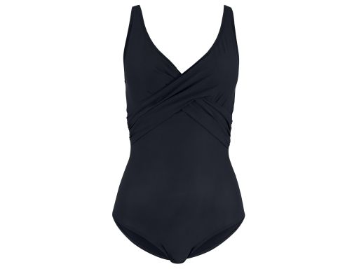 B.P.C Kostium kąpielowy modelujący czarny z marszczeniem ^44