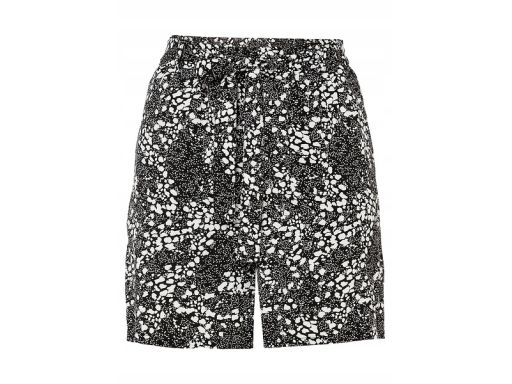B.P.C szorty czarno-białe we wzorek z wiskozy 36.