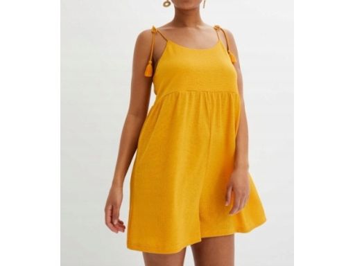 B.P.C kombinezon dżersejowy żółty letni szorty r.40/42