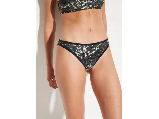 B.P.C. bikini ciemna zieleń ze złotym biustonosz bustier i figi r.40