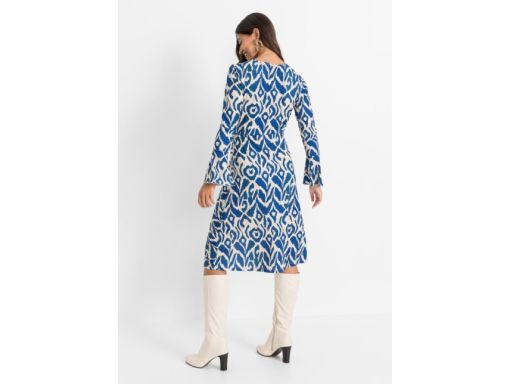 B.P.C sukienka midi z nadrukiem r.40/42