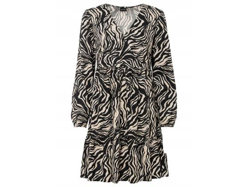 B.P.C sukienka z nadrukiem zebra r.36