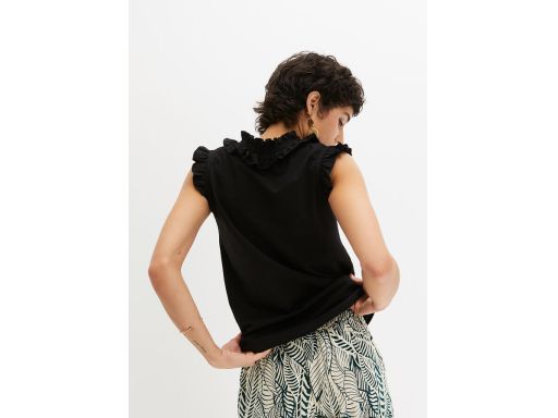 B.P.C bluzka czarna bez rękawów 40/42.