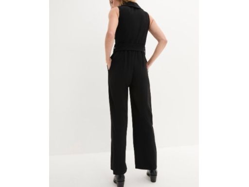 B.P.C czarny kombinezon bez rękawów r.44