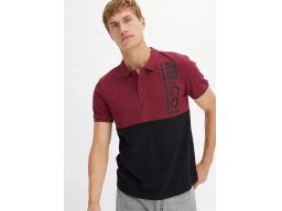B.P.C koszulka męska polo z nadrukiem S.