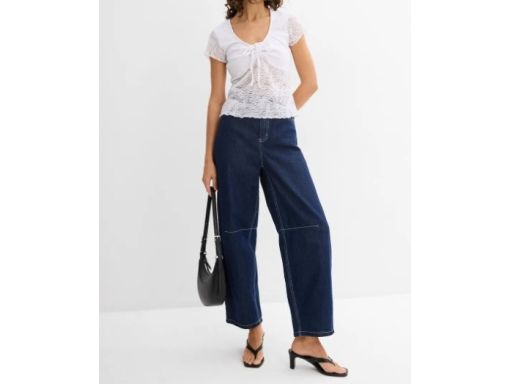 B.P.C bluzka biała koronkowa prześwitująca r.48/50