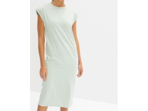 B.P.C sukienka midi shirtowa miętowa ^52/54