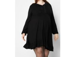 B.P.C sukienka ciążowa i do karmienia czarna ^52/54