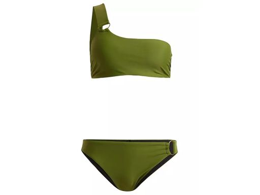 B.P.C bikini oliwkowe asymetryczne z figami 38.