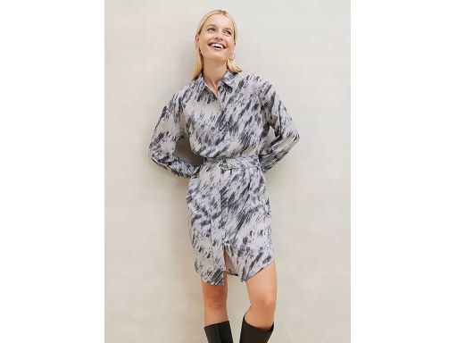 B.P.C sukienka szmizjerka z paskiem we wzory ^50