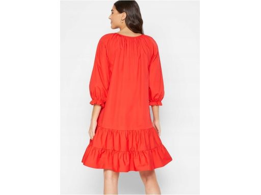 B.P.C bawełniana sukienka z falbanami r.40