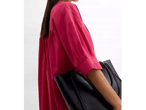 B.P.C sukienka kaftanowa malinowa z bawełny 44.