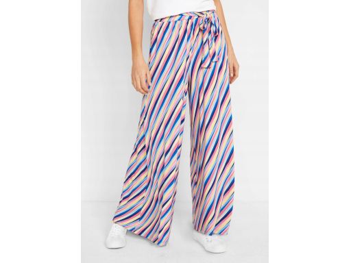 B.P.C spodnie z nadrukiem kolorowym dżersejowe r.52/54