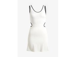 B.P.C śmietankowa sukienka kąpielowa z wycięciami r.38