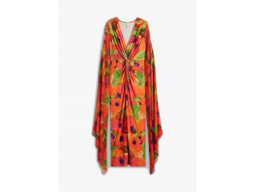 B.P.C sukienka długa kolorowa z bardzo długimi rękawami 36/38.