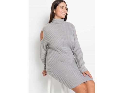 B.P.C sukienka dzianinowa odkryte ramiona 48/50.