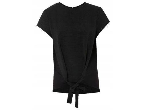 B.P.C czarna bluzka z różnych materiałów ^32/34
