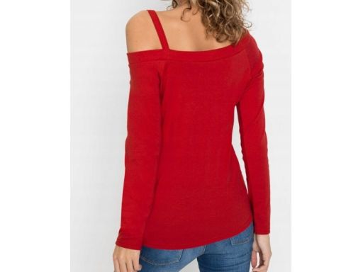 B.P.C bluzka dzianinowa świąteczna czerwona ^40/42