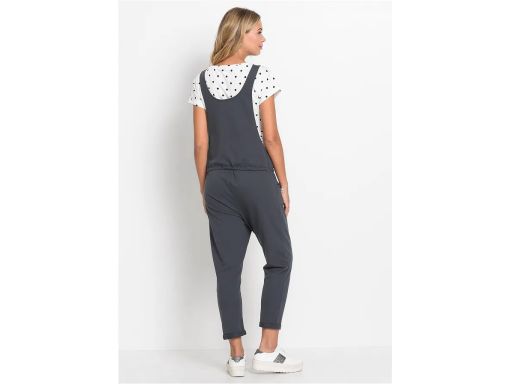 B.P.C kombinezon dżersejowy szaro-granatowy na szelki 40/42.