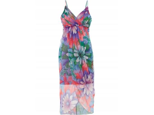 B.P.C sukienka siateczkowa midi wzory r.36/38