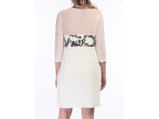 B.P.C elegancka dopasowana sukienka wyszywana cekinami 40/42
