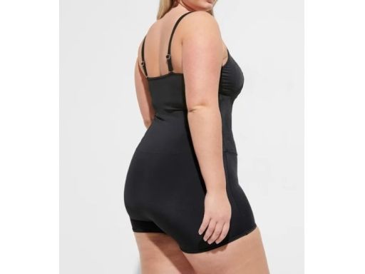 B.P.C kombinezon kąpielowy czarny z marszczeniem 40.