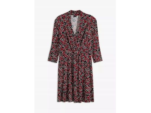 B.P.C sukienka we wzory z wiskozy 52/54.