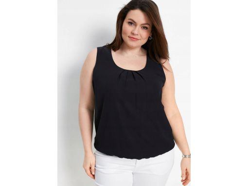 B.P.C szyfonowa bluzka top czarna r.46
