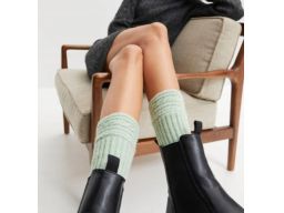 B.P.C ocieplacze-getry dzianinowe zielone r.UNIWERSALNE