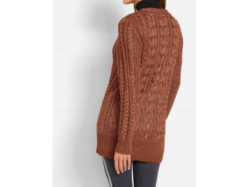 B.P.C długi sweter rozpinany w warkocze 36/38.