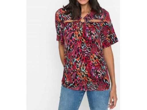 B.P.C bluzka z wiskozy z wycięciami r.32/34