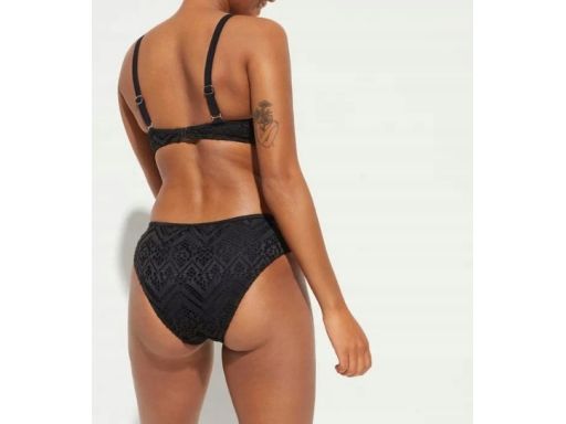 B.P.C kostium kąpielowy monokini czarny ażurowy 40.