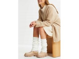 B.P.C ocieplacze dzianinowe khaki+śmietanka 2-pak ^uniwersalny