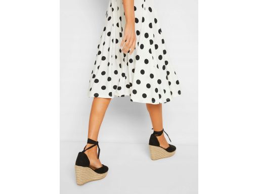 B.P.C sukienka dżersejowa w groszki r.52/54