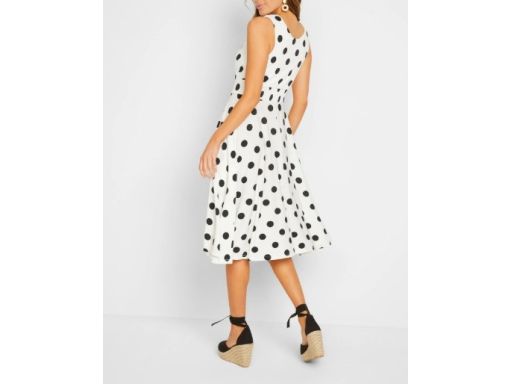B.P.C sukienka dżersejowa w groszki r.52/54