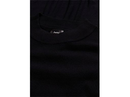 B.P.C ołówkowa sukienka dzianinowa czarna r.36/38