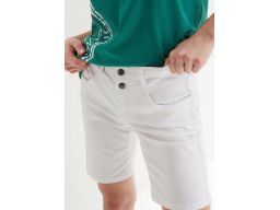 B.P.C białe jeansowe bermudy damskie r.40