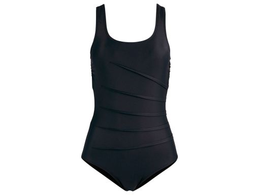 B.P.C kostium jednoczęściowy z zaszewkami czarny r.40