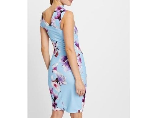 B.P.C sukienka niebieska kwiaty r.40/42