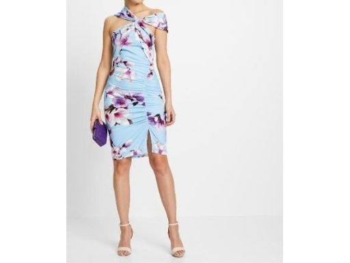 B.P.C sukienka niebieska kwiaty r.40/42