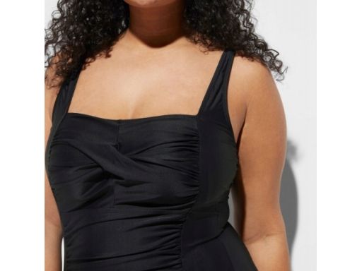 B.P.C kostium jednoczęściowy marszczony czarny r.44