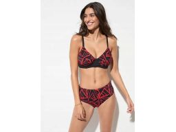 B.P.C bikini typu minimizer czarno-czerwone r.48(95D)