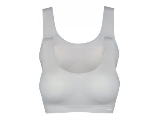 B.P.C 2-pak miękki biustonosz Feel Comfort szary ^S