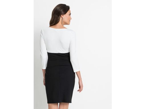 Sukienka czarno-biała elegancka 36/38.